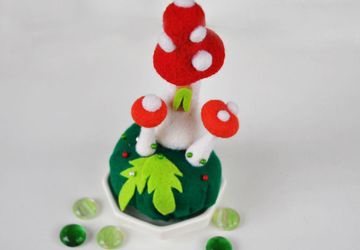 Игольница своими руками в технике сухого валяния