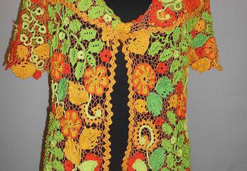 Вязанный жакет.