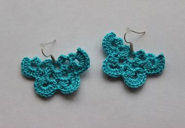 Серьги бабочки