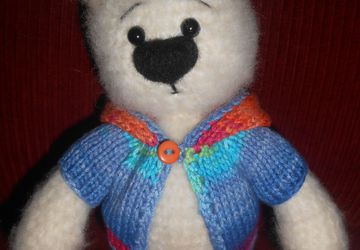 Вязаный мишка