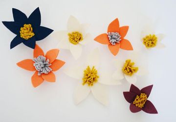 Венок из фетра. Мастер-класс