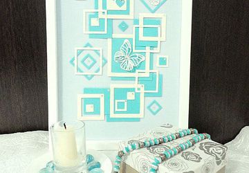 Композиции из фоамирана Бирюзовая абстракция