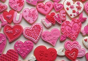 Печенье-признание ко Дню святого Валентина
