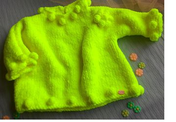 Платье для малышки "Яркий цветок"