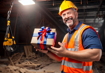 How to make a gift for construction worker
