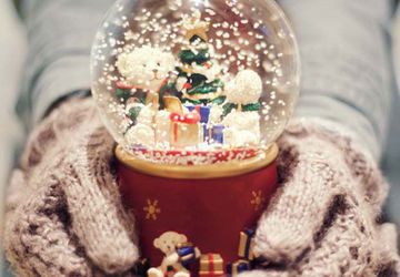 Снежный шар своими руками.