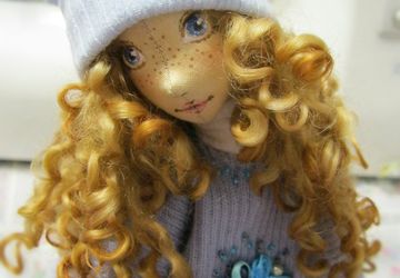 Текстильная кукла. Авторская работа