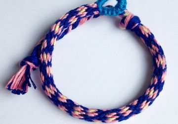 Кумихимо с цветочками