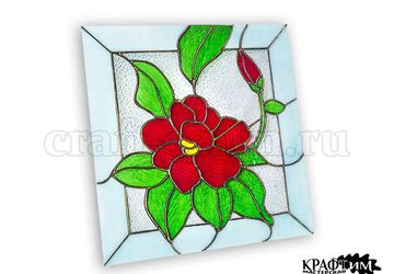 ВИТРАЖ ЦВЕТОК