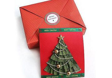 Новогодние открытки своими руками