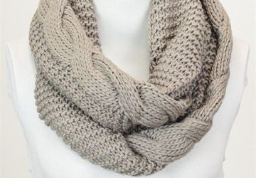 Как связать теплый шарф