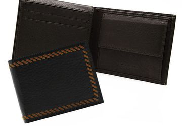 Кожаное мужское портмоне Cangurione 1211-002 DP Brown