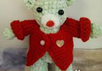 Амигуруми. Ручная вязка. Оленёнок Рудольф.