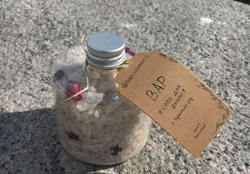 Соль для ванны с бутонами роз