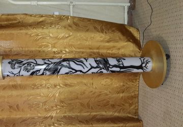 Напольный торшер "Птички на ветке "