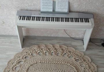 вязаный ковер из полиэфирного шнура