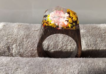 Деревянное кольцо №3