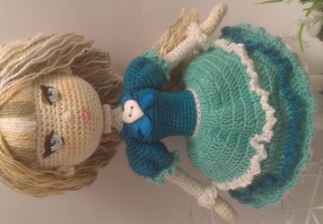 Каркасная кукла амигуруми