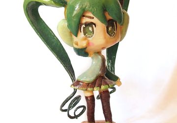 фигурка в аниме чиби стиле "Hatsune Miku"