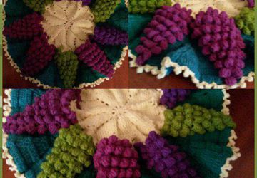 Виноградная салфетка.