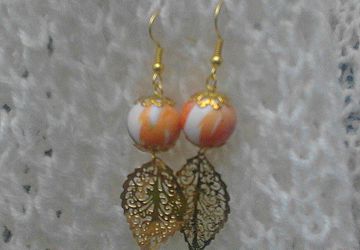 Серьги "Золотая осень"