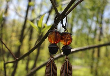 Серьги "Красота природы"