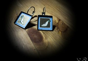 серьги "Киты"