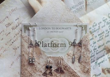 Серьги "Гарри Поттер- Дары смерти"