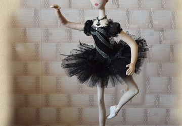 Интерьерная  кукла-балерина ОДИЛЛИЯ