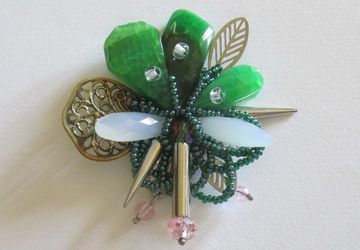 Авторская брошь "Аида"