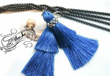 Серьги "кисти"