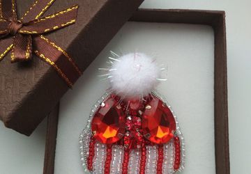 брошь ШАПОЧКА