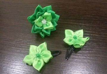 Резинка и 2 заколки для маленьких принцесс