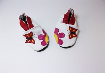 Кожаные тапочки - чешки