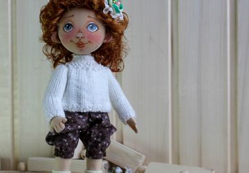 Текстильная  интерьерная куколка