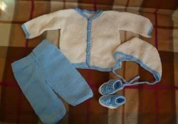 вязаный комплектик