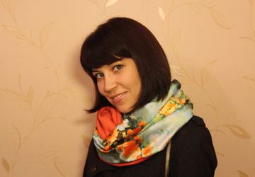 Снуд "Оранжевое настроение"