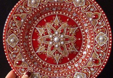 Точечная роспись - учимся расписывать тарелки