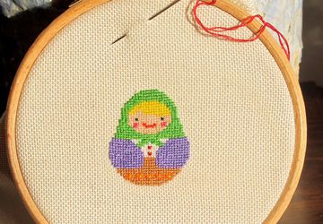 Вышивание крестиком современный способ