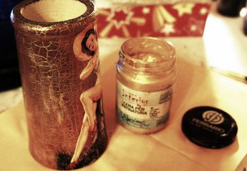 Декоративный стакан с эффектом старины​