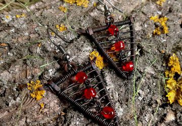 Серьги "Темное братство"