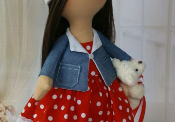 Кукла текстильная в стиле Татьяны Коннэ