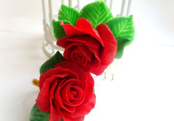 Набор украшений "Алый свет"🌹