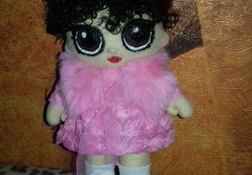 Мягкая игрушка из флиса  КУКЛА  ЛОЛ