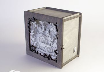 Ночник из дерева