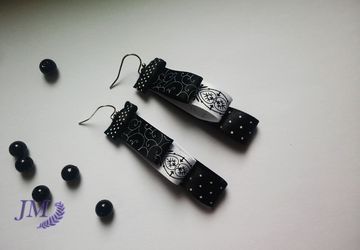 Мастер-класс по изготовлению необычных сережек из лент