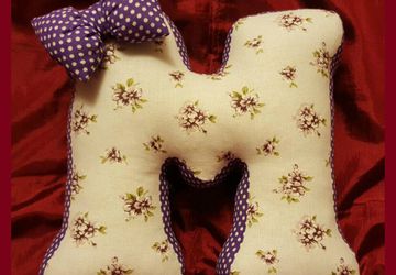 Буквы-подушки имена