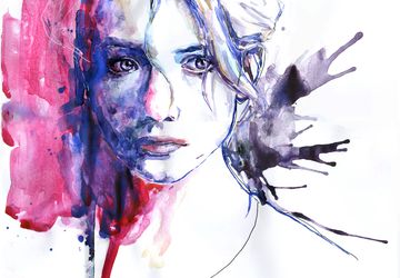 WATERCOLOR PAINTING рисунок акварелью