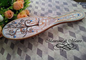 Деревянная расчёска "Самоцвет"