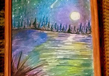 пейзаж с луной